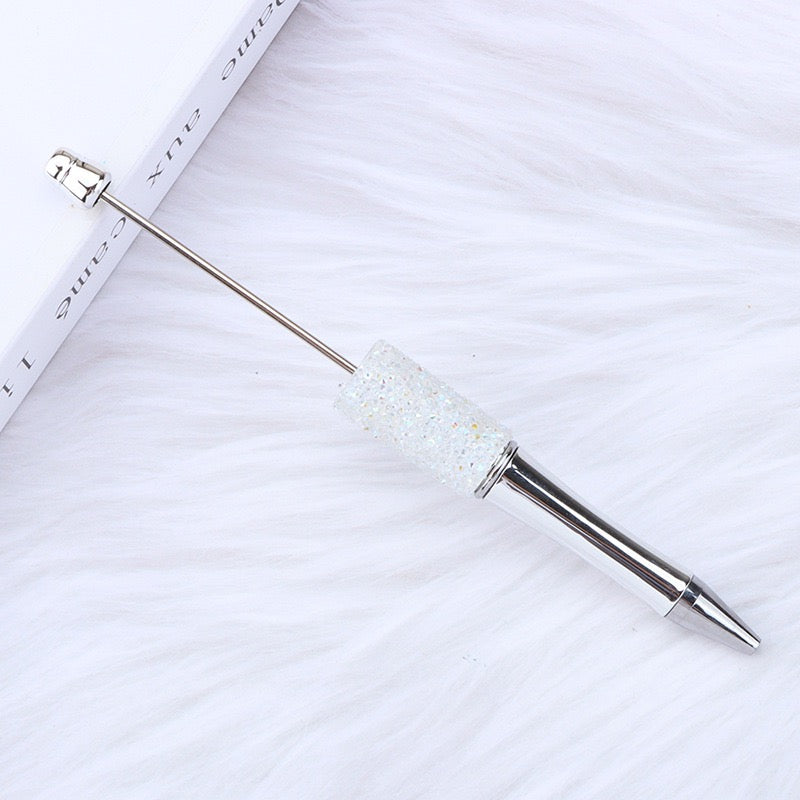 (Minimum 15PCS)Beadable Pens High Quality UV Print Metallic, Fluffy, Crushed Diamond, Pearl-encrusted Various Style Mixed Ballpoints