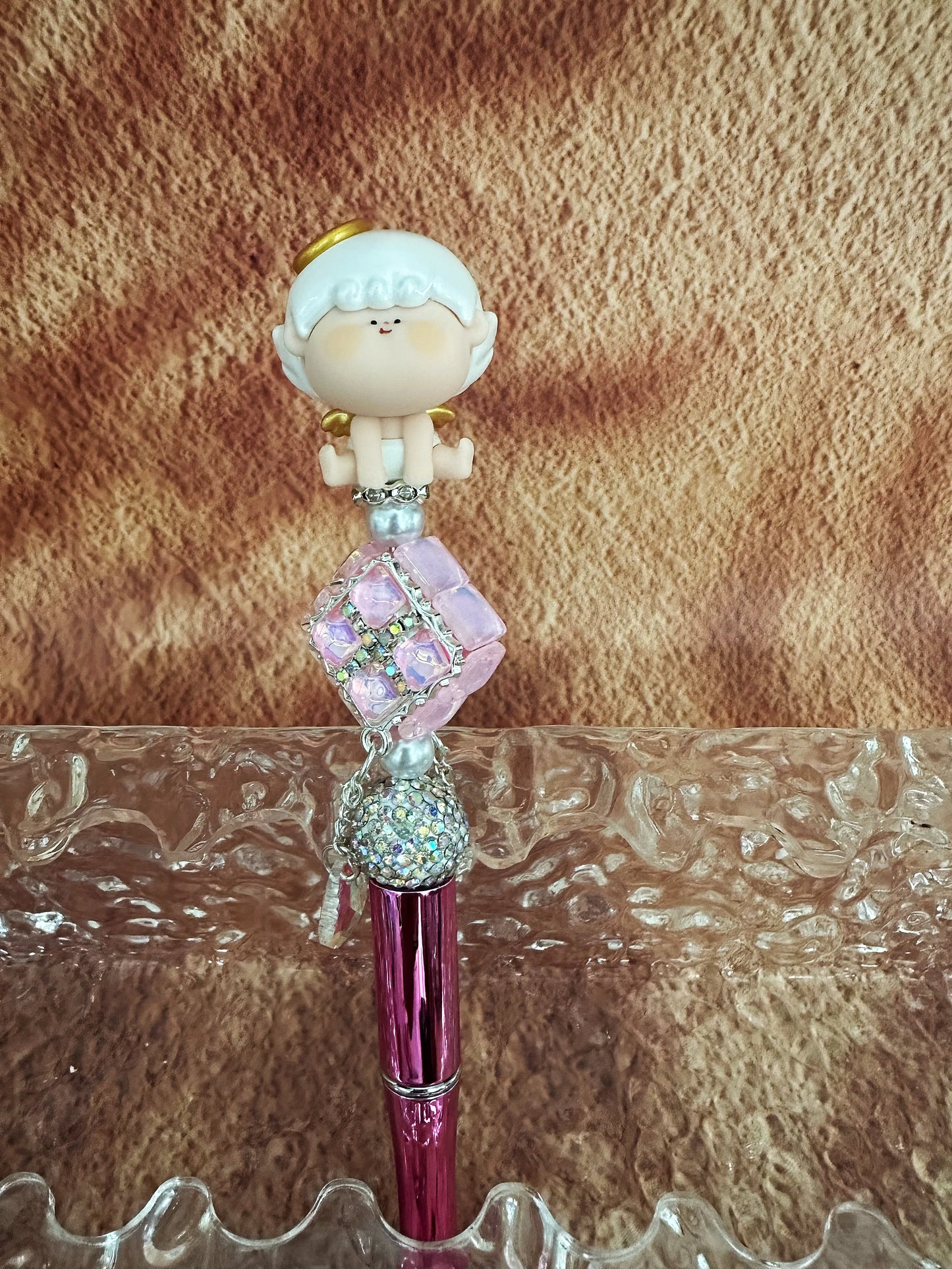 3PCS Various Handmade Luxury Branded Doll Decorated Beadable Pen